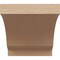 Ekena Millwork 6in. W x 6in. H x 12in. L Moab Woodgrain TimberThane Rafter Tail, Primed Tan RFTUR06X06X12MOARCPR - alternate 3